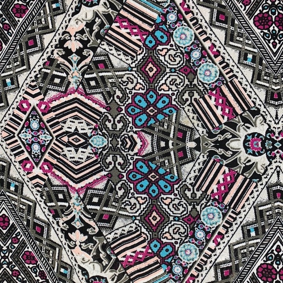 Maurices Multicolor & Multi Print Pull On Stretch Waist Chiffon Midi Skirt - Picture 8 of 15